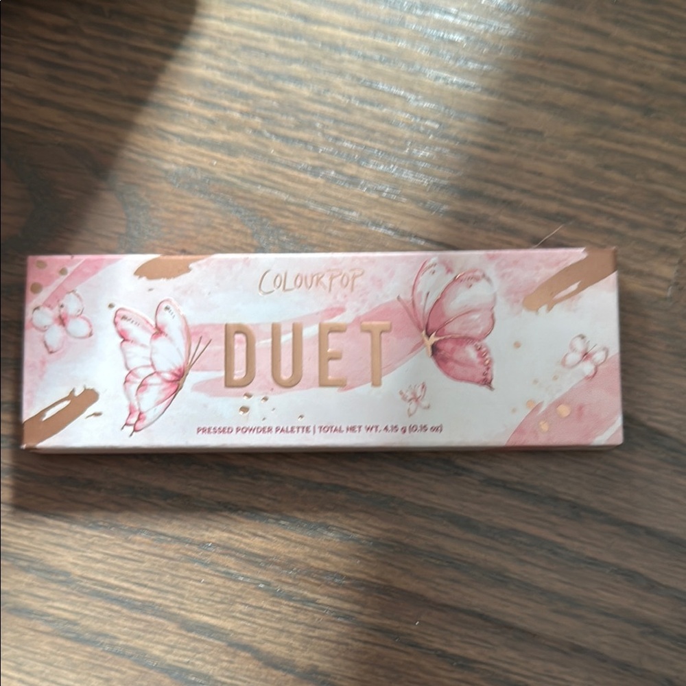 ColourPop Duet Pressed Powder Palette - Pink and Gold